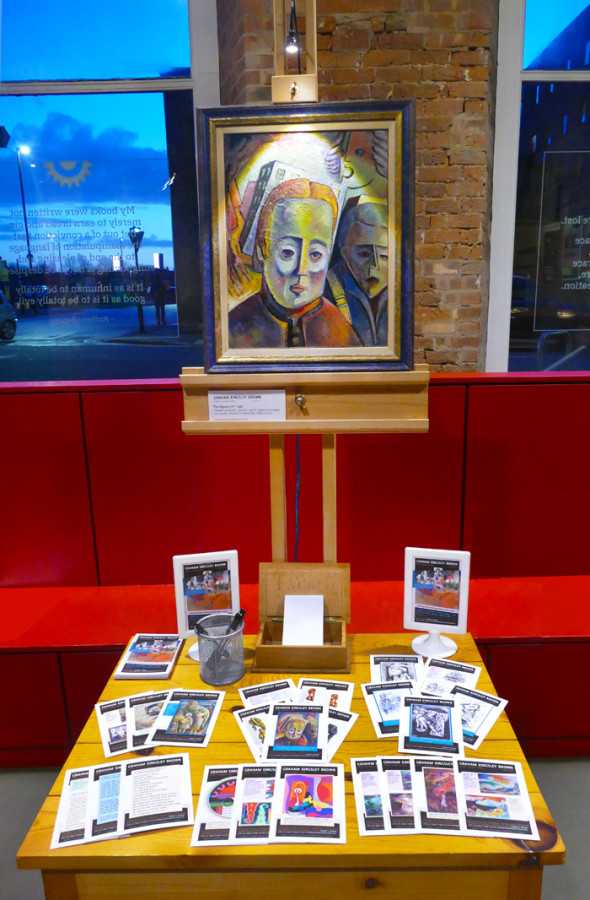 Display of artwork by Graham Kingsley Brown