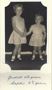 Graham's 2 eldest daughters (as children)