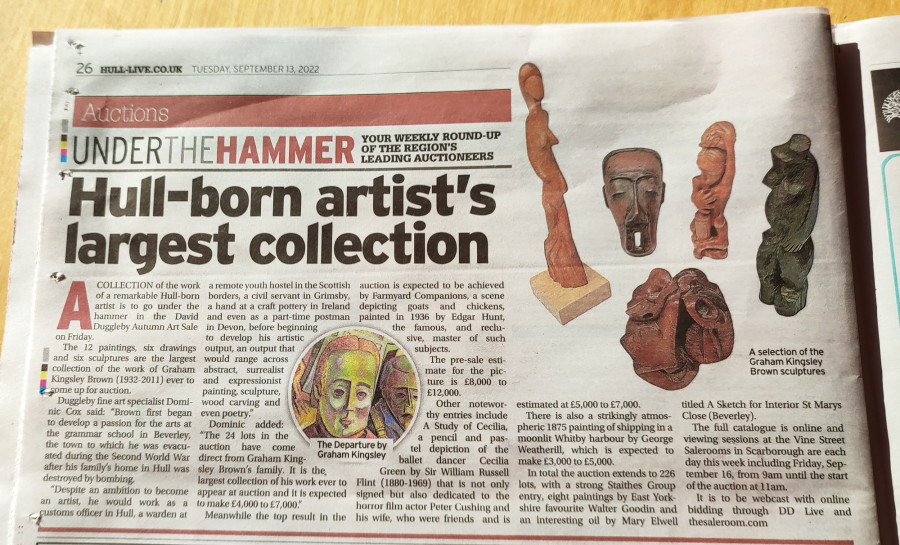 Press cutting - Hull Mail, 13th September 2022